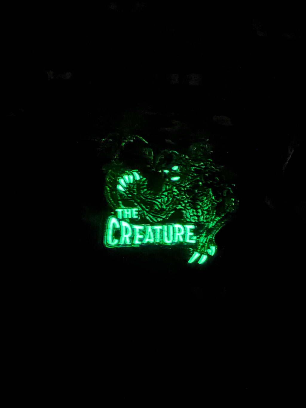 The Creature magnetic glow in the dark pin (Classic series #2)