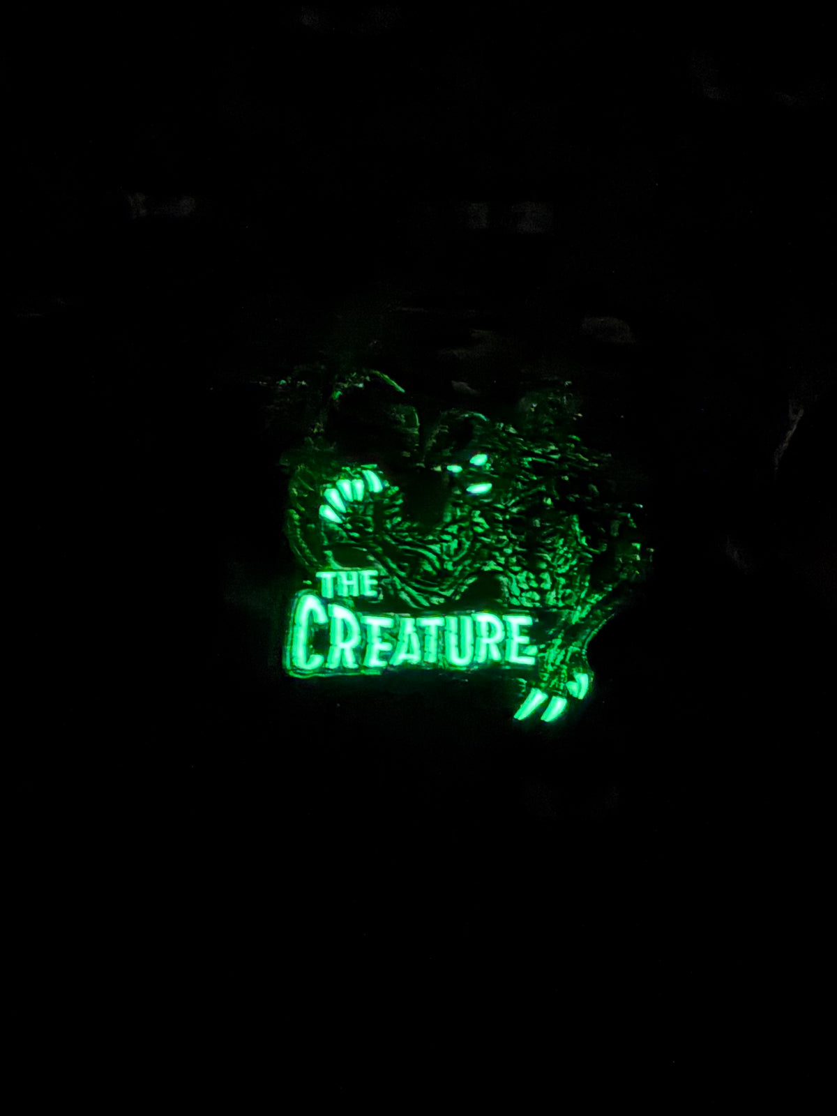 The Creature magnetic glow in the dark pin (Classic series #2)